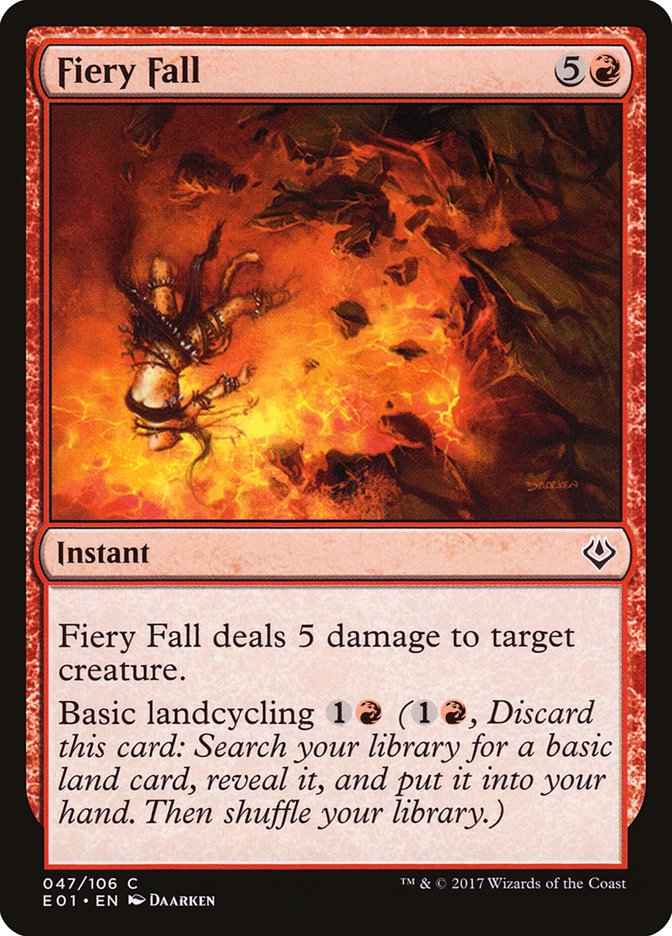 Fiery Fall [Archenemy: Nicol Bolas] | The Gaming-Verse