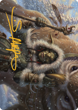 Owlbear Shepherd Art Card (Gold-Stamped Signature) [Commander Legends: Battle for Baldur's Gate Art Series] | The Gaming-Verse