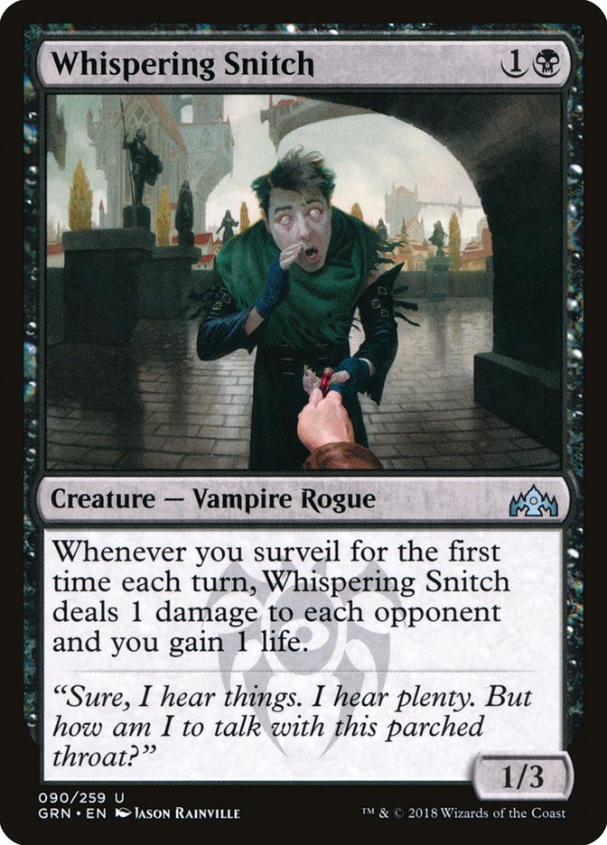 Whispering Snitch [Guilds of Ravnica] | The Gaming-Verse