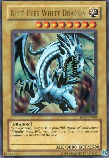 Blue-Eyes White Dragon [LOB-EN001] Ultra Rare | The Gaming-Verse