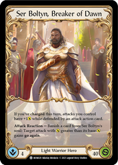 Ser Boltyn, Breaker of Dawn // Boltyn [MON029 // MON030] 1st Edition Normal | The Gaming-Verse