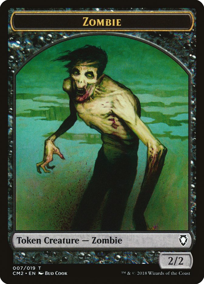 Zombie Token [Commander Anthology Volume II Tokens] | The Gaming-Verse