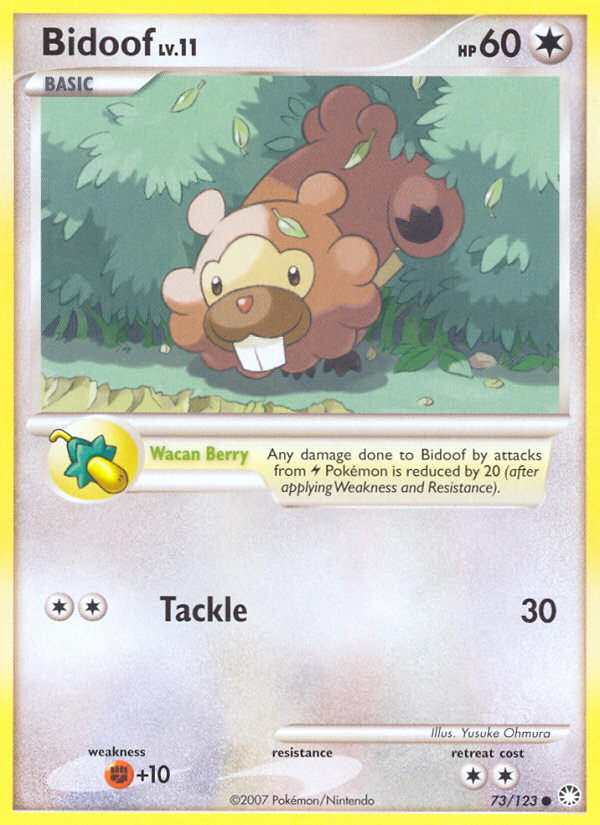 Bidoof (73/123) [Diamond & Pearl: Mysterious Treasures] | The Gaming-Verse