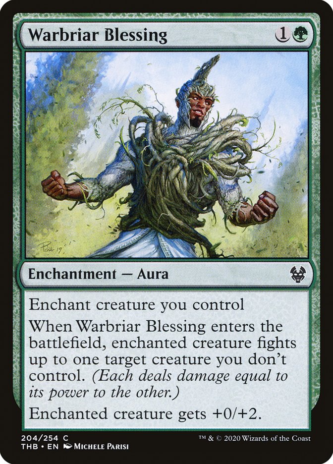 Warbriar Blessing [Theros Beyond Death] | The Gaming-Verse