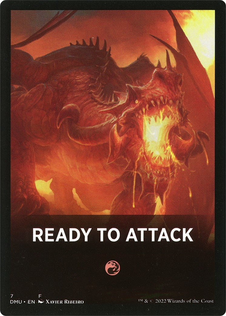 Ready to Attack Theme Card [Dominaria United Tokens] | The Gaming-Verse