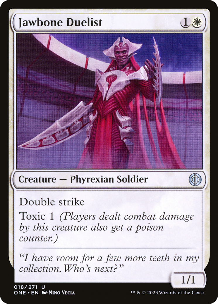 Jawbone Duelist [Phyrexia: All Will Be One] | The Gaming-Verse