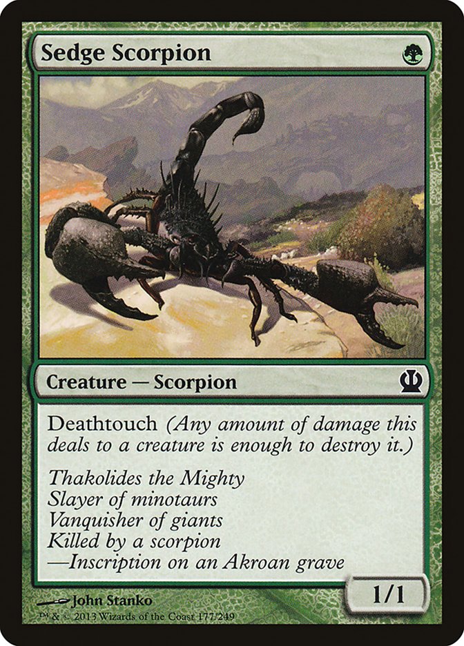 Sedge Scorpion [Theros] | The Gaming-Verse