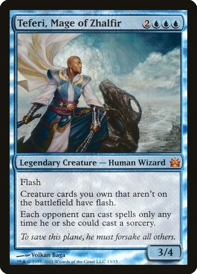 Teferi, Mage of Zhalfir [From the Vault: Legends] | The Gaming-Verse