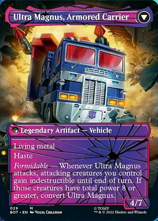 Ultra Magnus, Tactician // Ultra Magnus, Armored Carrier (Shattered Glass) [Universes Beyond: Transformers] | The Gaming-Verse