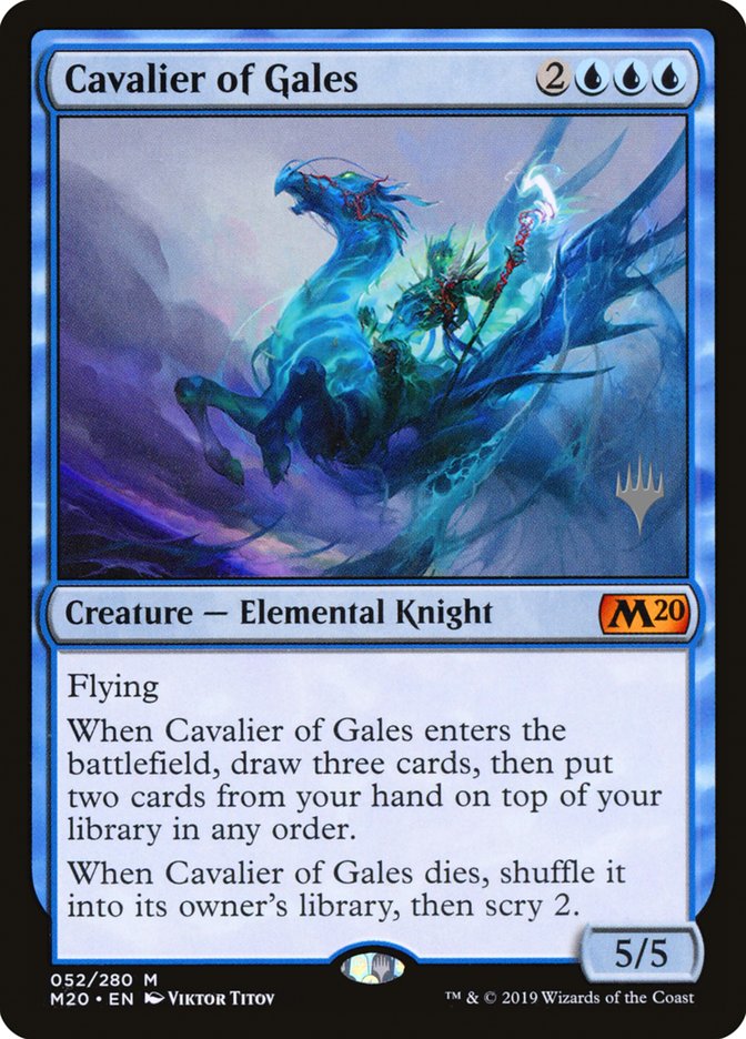 Cavalier of Gales (Promo Pack) [Core Set 2020 Promos] | The Gaming-Verse