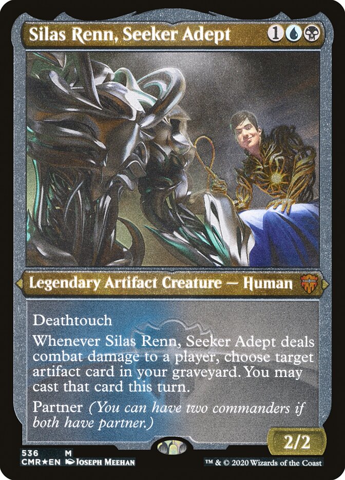 Silas Renn, Seeker Adept [Commander Legends Etched] | The Gaming-Verse