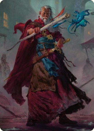 Elminster Art Card (64) [Commander Legends: Battle for Baldur's Gate Art Series] | The Gaming-Verse