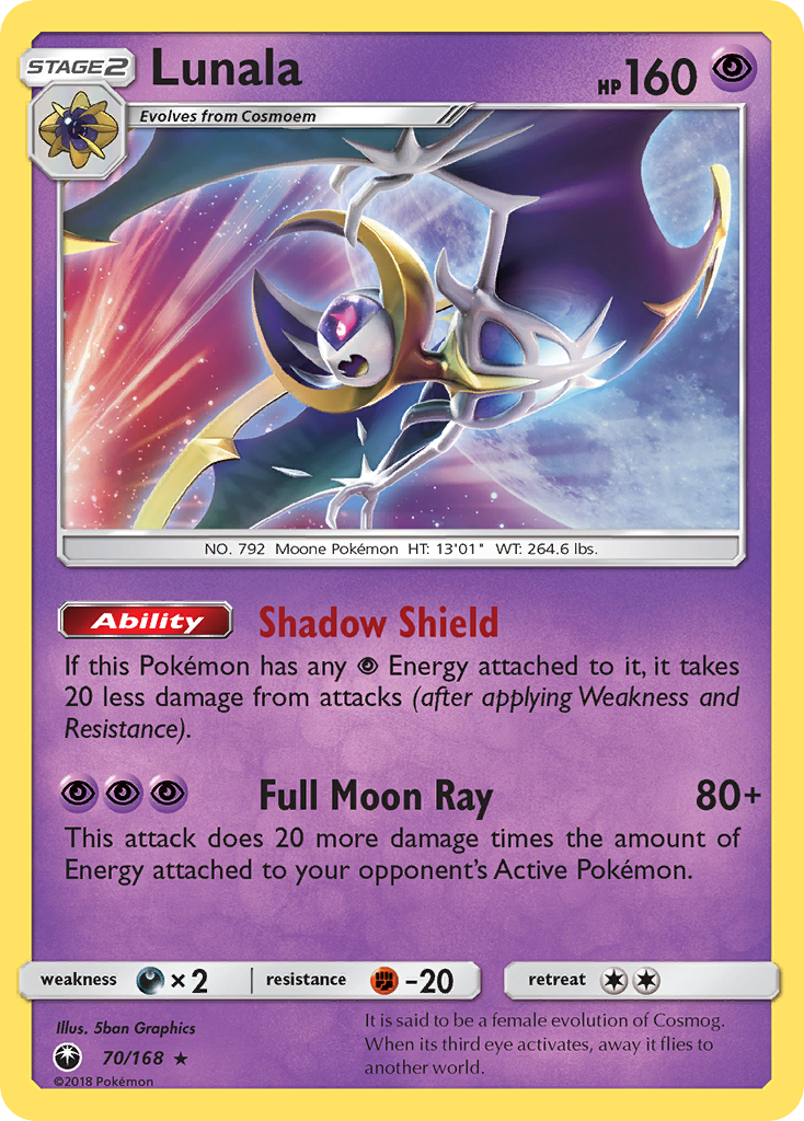 Lunala (70/168) [Sun & Moon: Celestial Storm] | The Gaming-Verse