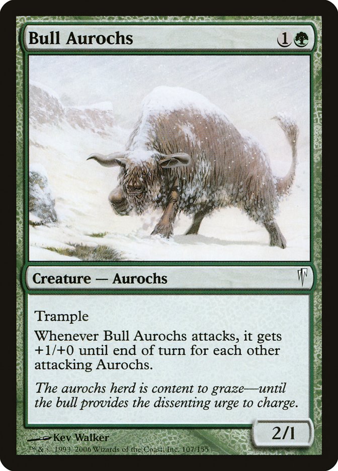 Bull Aurochs [Coldsnap] | The Gaming-Verse