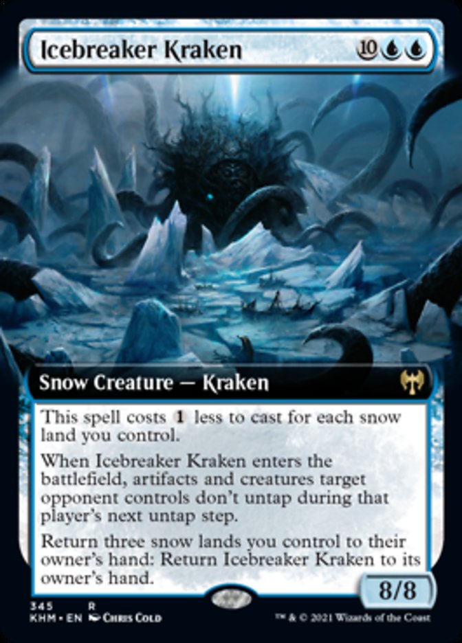 Icebreaker Kraken (Extended Art) [Kaldheim] | The Gaming-Verse