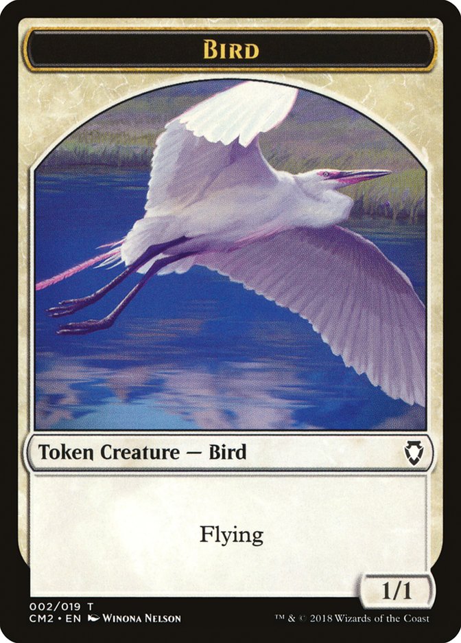 Bird Token [Commander Anthology Volume II Tokens] | The Gaming-Verse