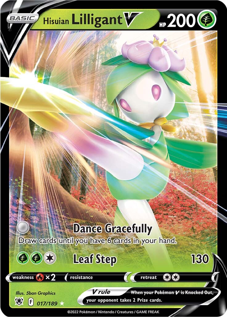 Hisuian Lilligant V (017/189) [Sword & Shield: Astral Radiance] | The Gaming-Verse