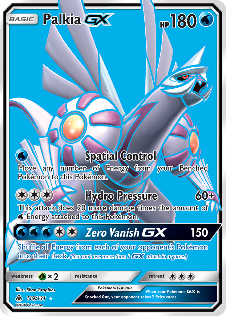 Palkia GX (119/131) [Sun & Moon: Forbidden Light] | The Gaming-Verse