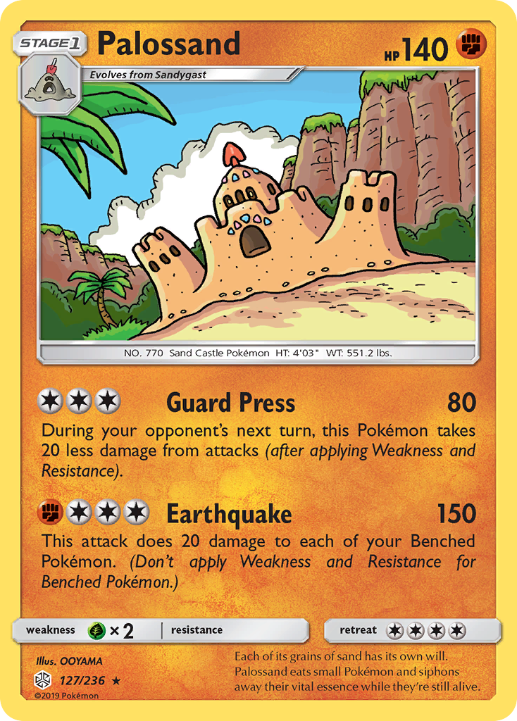 Palossand (127/236) [Sun & Moon: Cosmic Eclipse] | The Gaming-Verse