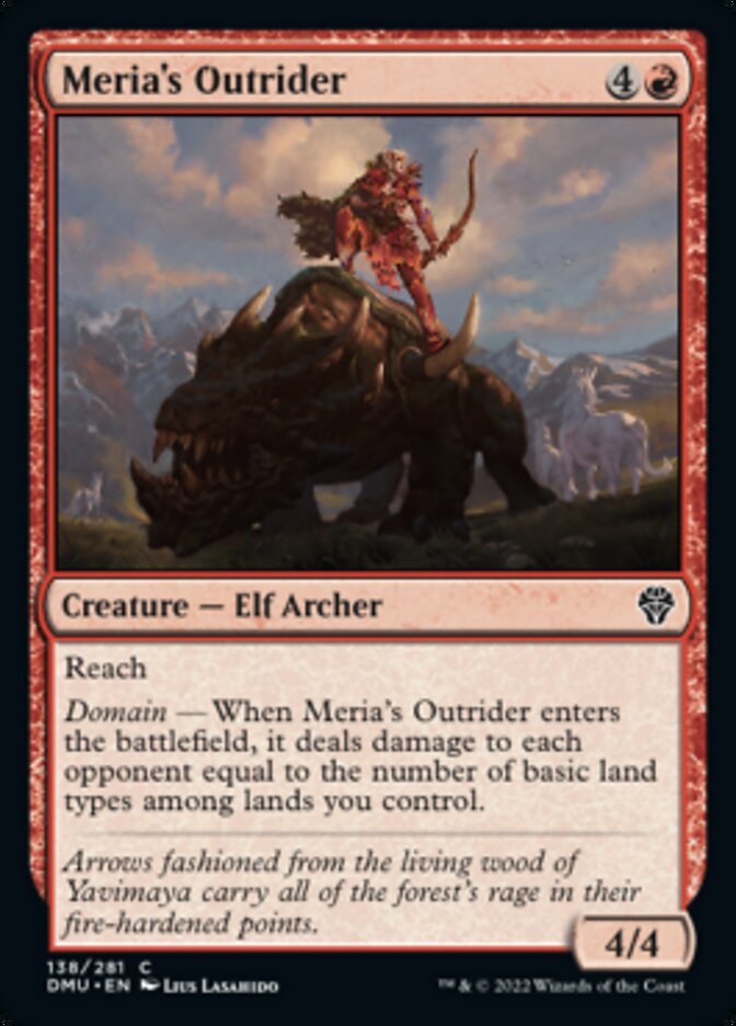 Meria's Outrider [Dominaria United] | The Gaming-Verse