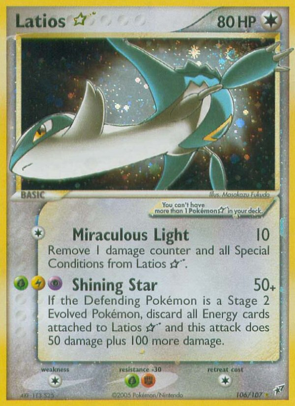 Latios Star (106/107) [EX: Deoxys] | The Gaming-Verse