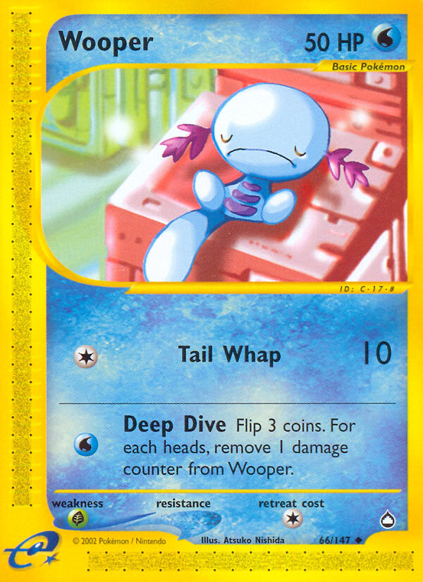 Wooper (66/147) [Aquapolis] | The Gaming-Verse