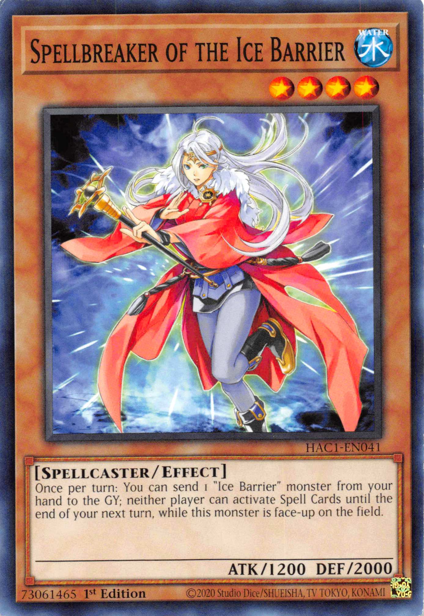 Spellbreaker of the Ice Barrier [HAC1-EN041] Common | The Gaming-Verse