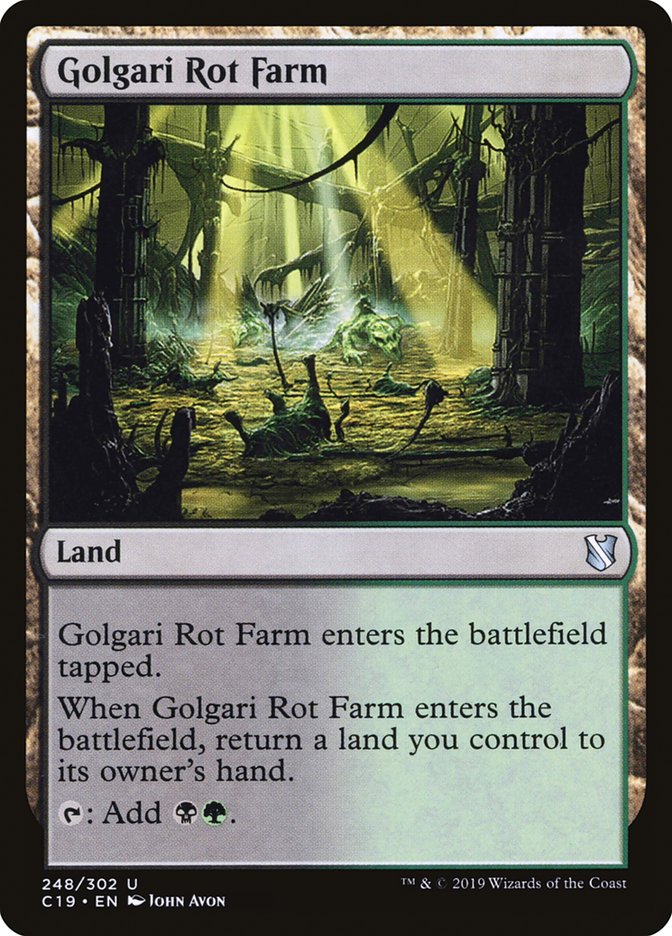 Golgari Rot Farm [Commander 2019] | The Gaming-Verse