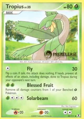 Tropius (52/111) (Prerelease Promo) [Nintendo: Black Star Promos] | The Gaming-Verse