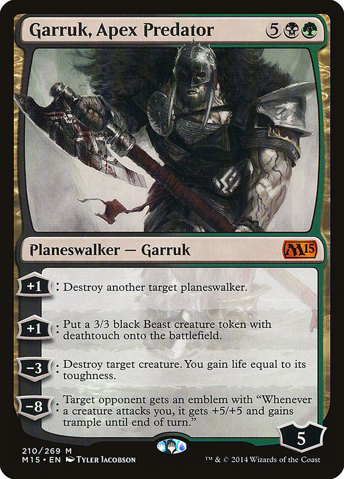 Garruk, Apex Predator [Magic 2015] | The Gaming-Verse