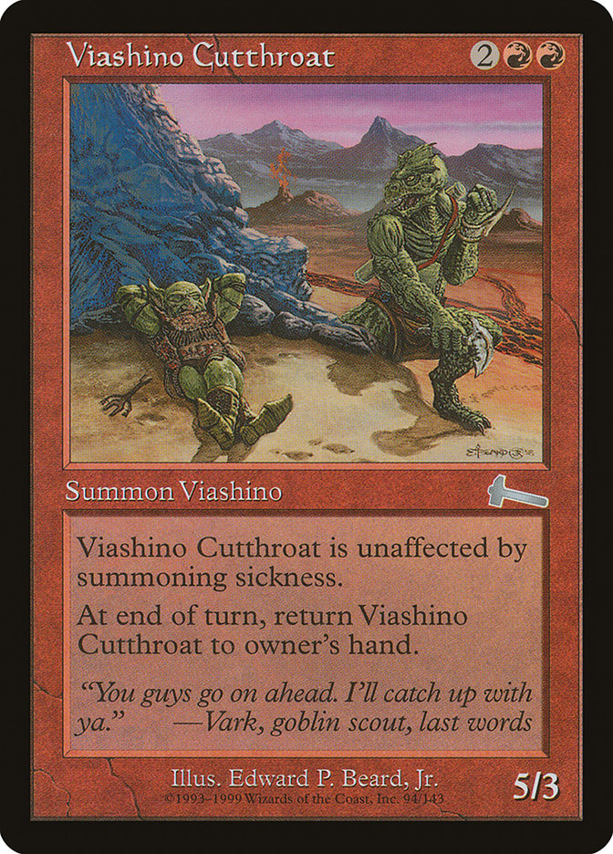 Viashino Cutthroat [Urza's Legacy] | The Gaming-Verse