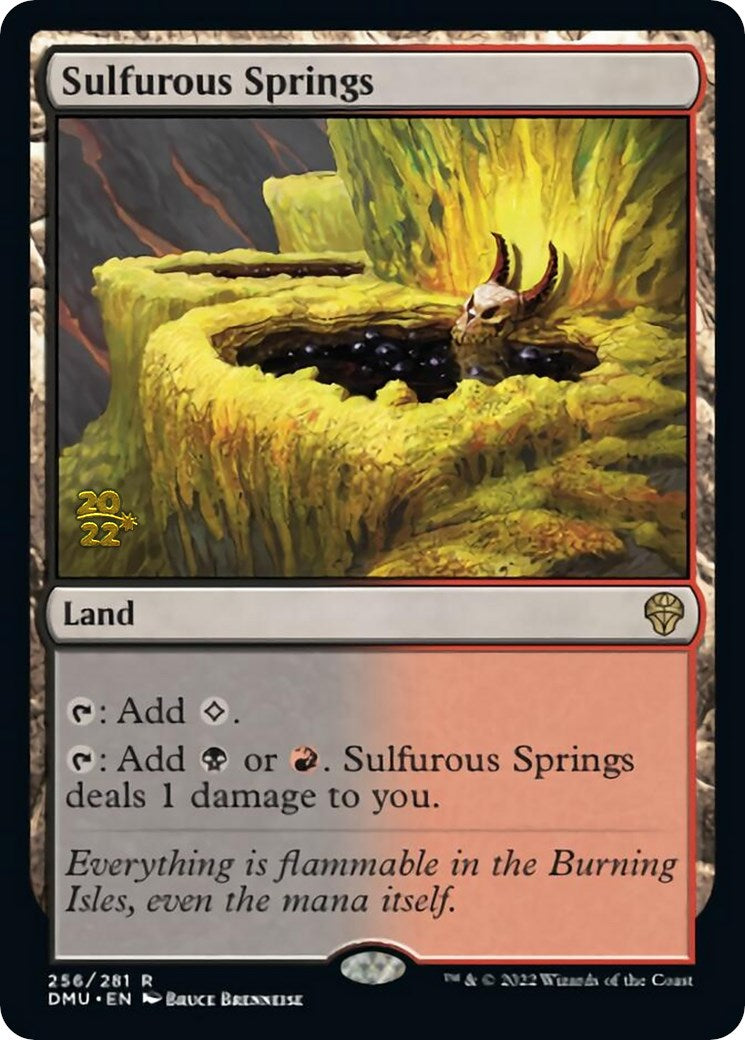 Sulfurous Springs [Dominaria United Prerelease Promos] | The Gaming-Verse