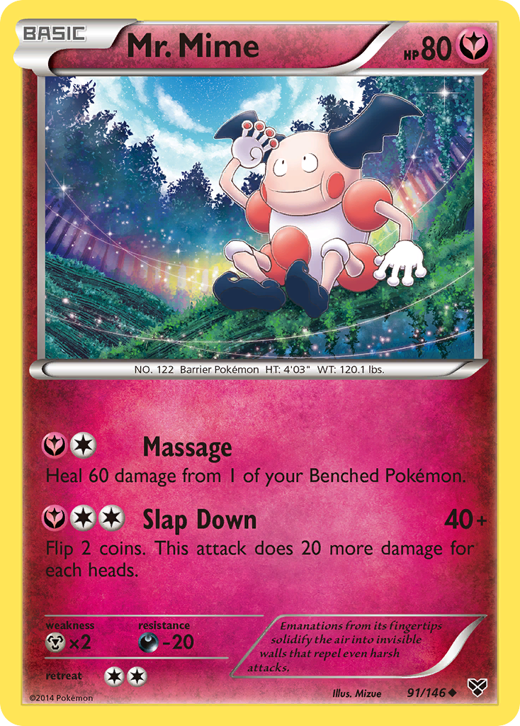 Mr. Mime (91/146) [XY: Base Set] | The Gaming-Verse