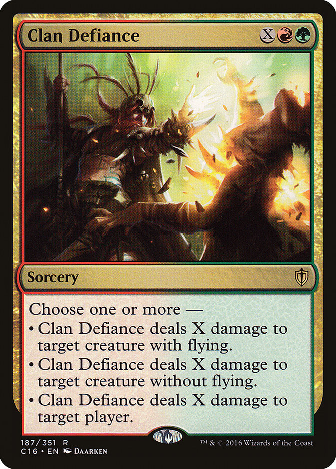 Clan Defiance [Commander 2016] | The Gaming-Verse
