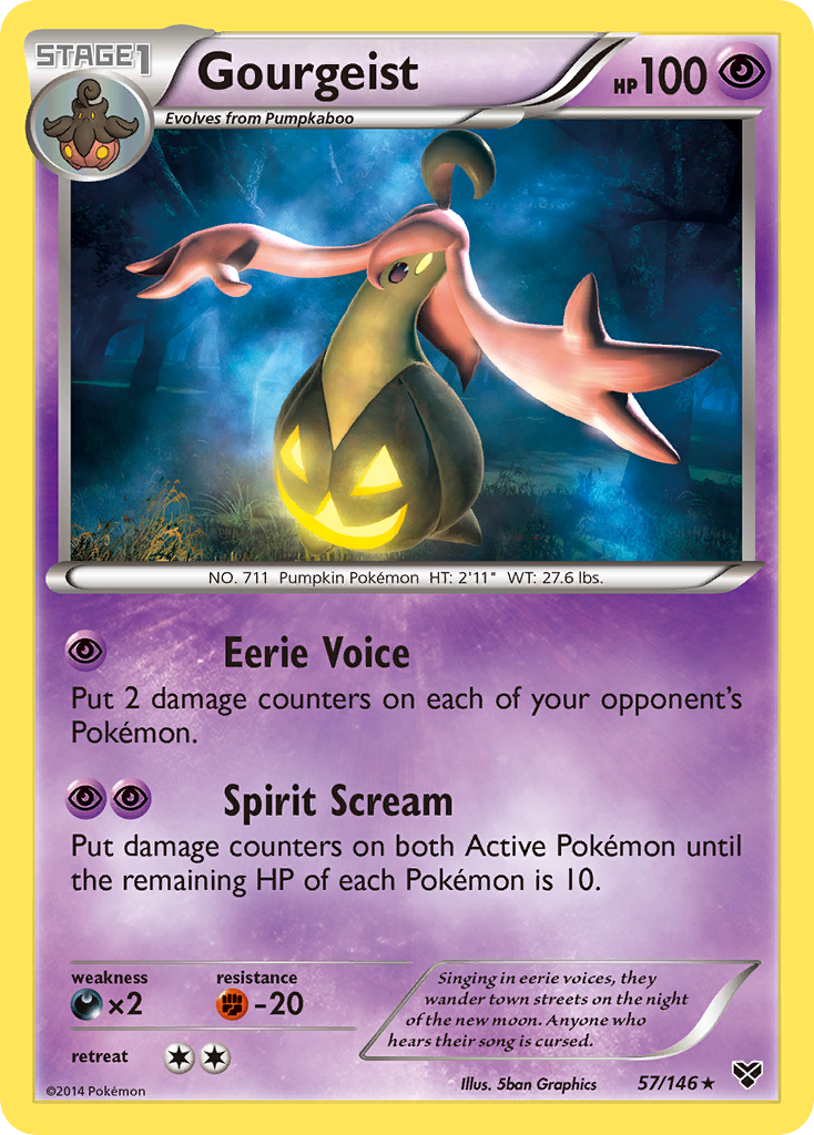 Gourgeist (57/146) [XY: Base Set] | The Gaming-Verse