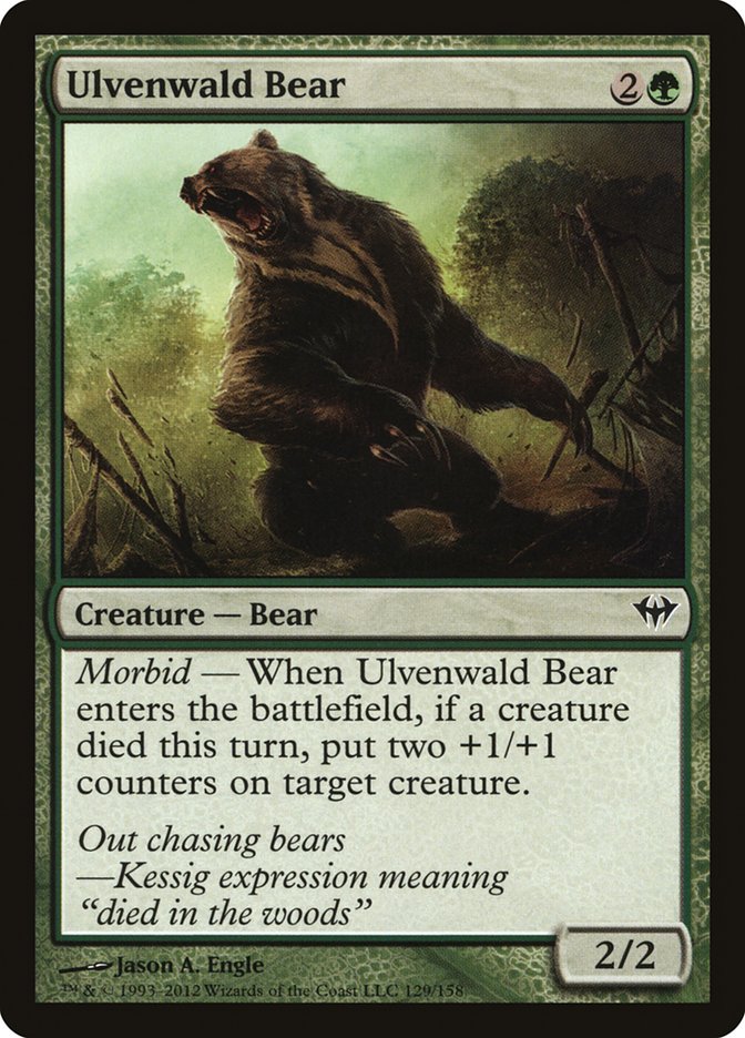 Ulvenwald Bear [Dark Ascension] | The Gaming-Verse