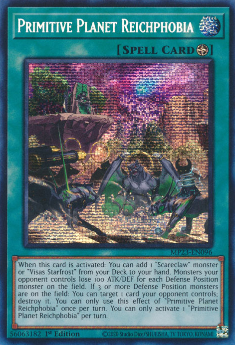 Primitive Planet Reichphobia [MP23-EN096] Prismatic Secret Rare | The Gaming-Verse