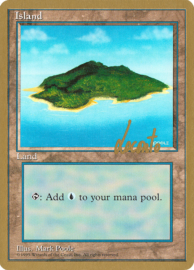 Island (ml367) (Michael Loconto) [Pro Tour Collector Set] | The Gaming-Verse