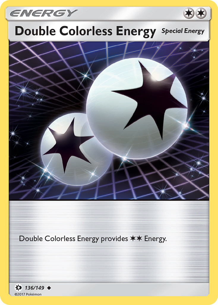 Double Colorless Energy (136/149) [Sun & Moon: Base Set] | The Gaming-Verse