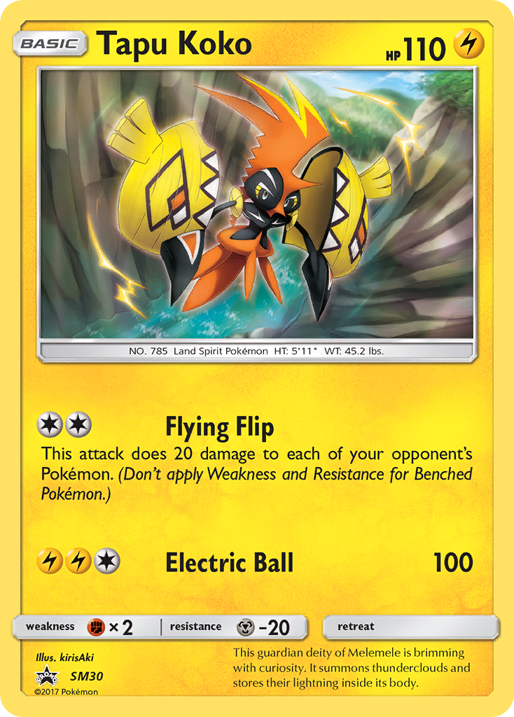 Tapu Koko (SM30) [Sun & Moon: Black Star Promos] | The Gaming-Verse