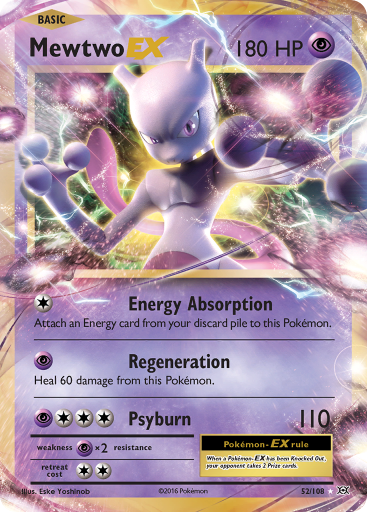 Mewtwo EX (52/108) [XY: Evolutions] | The Gaming-Verse