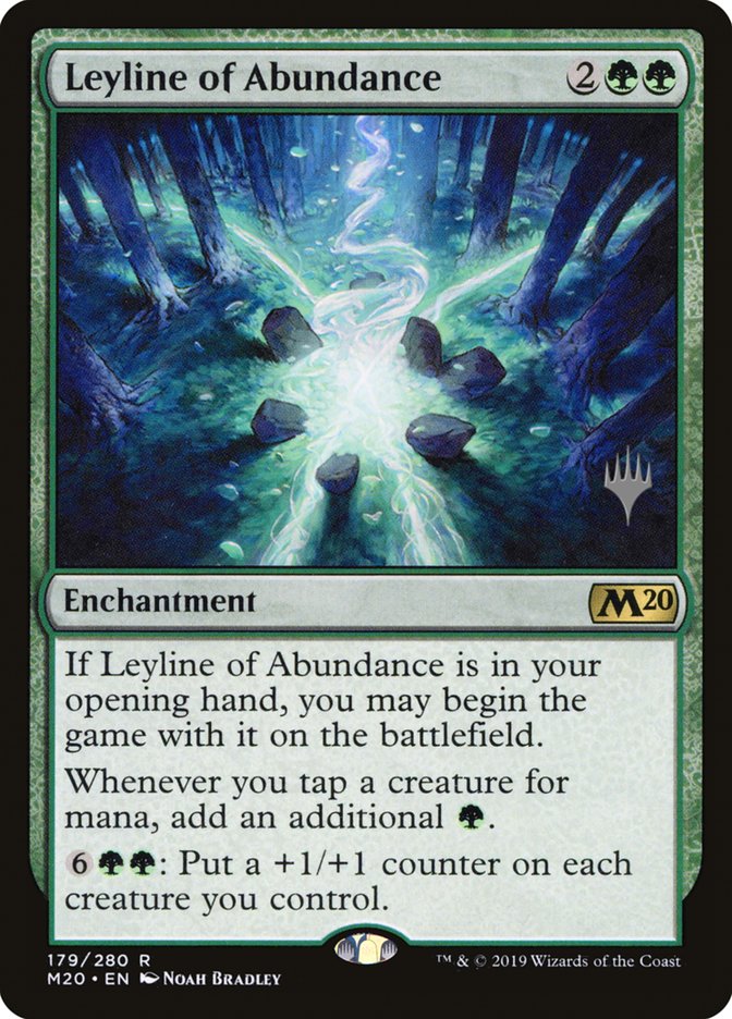 Leyline of Abundance (Promo Pack) [Core Set 2020 Promos] | The Gaming-Verse