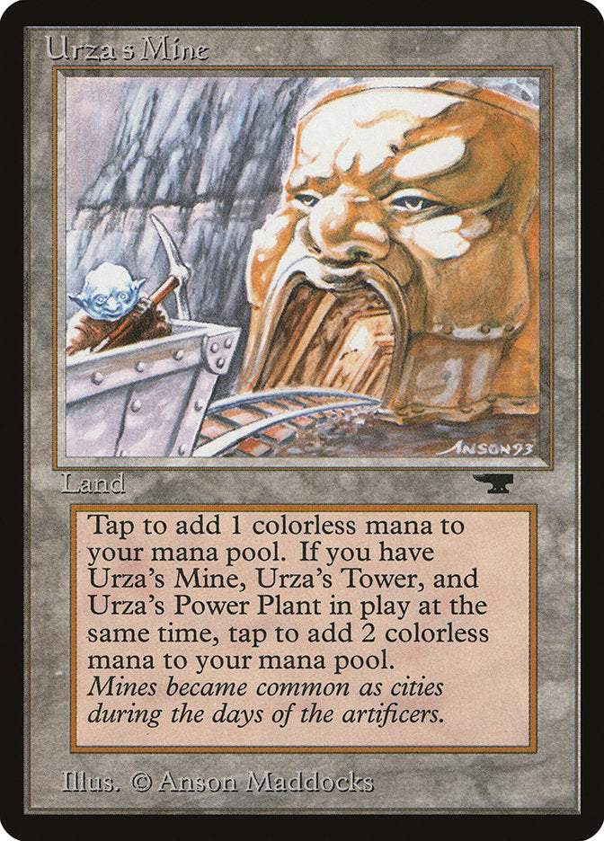 Urza's Mine (Mine Cart Entering Mouth) [Antiquities] | The Gaming-Verse