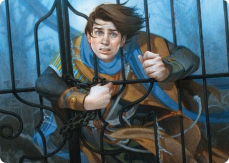 Locked in the Cemetery Art Card [Innistrad: Midnight Hunt Art Series] | The Gaming-Verse