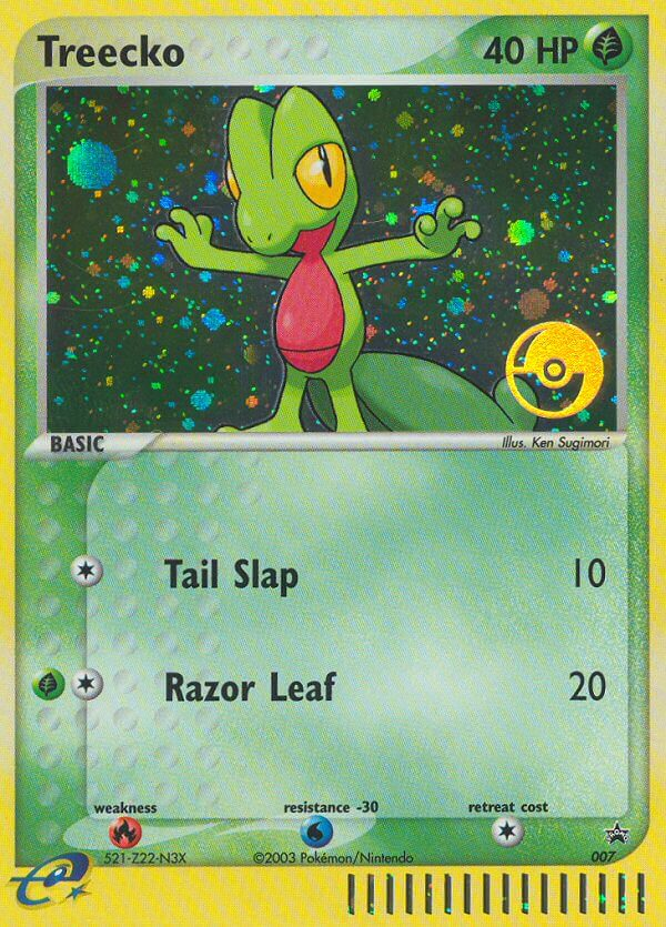 Treecko (007) [Nintendo: Black Star Promos] | The Gaming-Verse