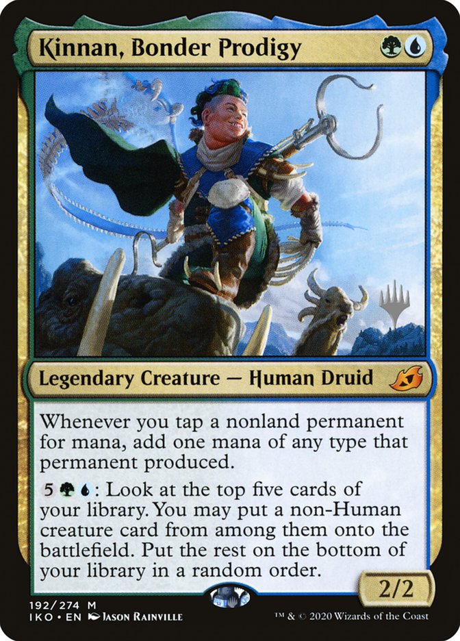 Kinnan, Bonder Prodigy (Promo Pack) [Ikoria: Lair of Behemoths Promos] | The Gaming-Verse