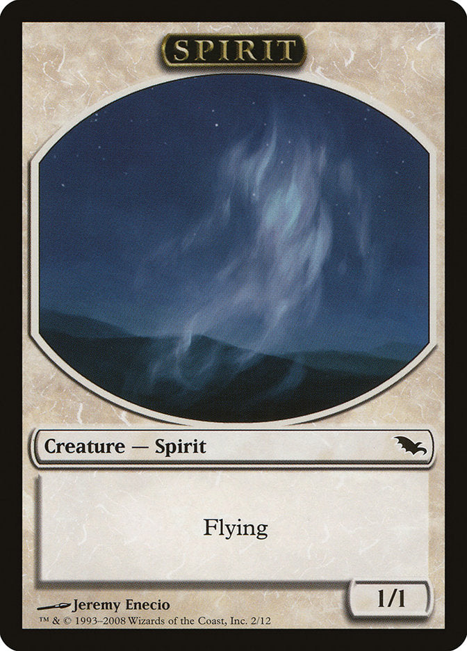 Spirit [Shadowmoor Tokens] | The Gaming-Verse