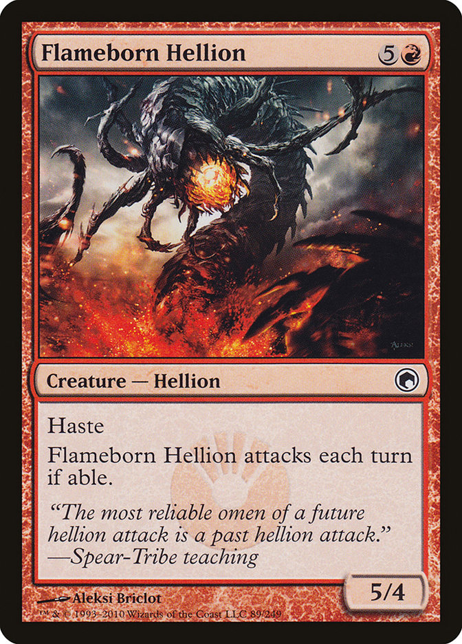 Flameborn Hellion [Scars of Mirrodin] | The Gaming-Verse