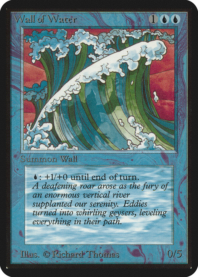 Wall of Water [Limited Edition Alpha] | The Gaming-Verse