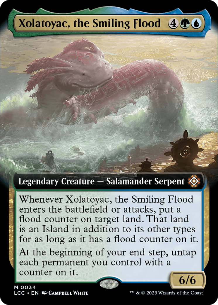 Xolatoyac, the Smiling Flood (Extended Art) [The Lost Caverns of Ixalan Commander] | The Gaming-Verse